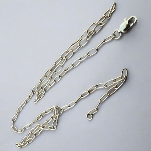 Gold Chain Necklace Elegant 20” Gold - Picture 1 of 15